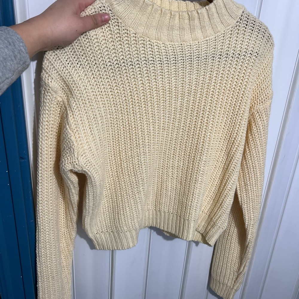 Yellow Turtle Neck Sweater